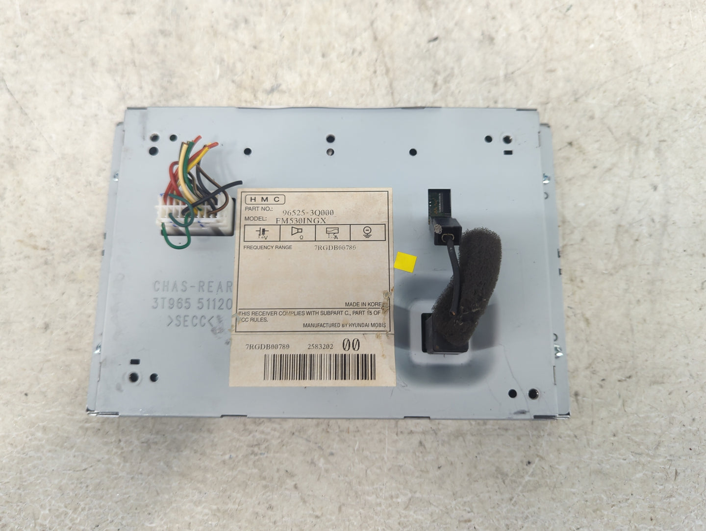 2014-2014 Hyundai Sonata Information Display Screen 1468722 - Oemusedautoparts1.com
