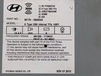 2012-2015 Hyundai Sonata Radio AM FM Cd Player Receiver Replacement P/N:961703Q0004X 96170-3Q0004X Fits Fits 2012 2013 2014 