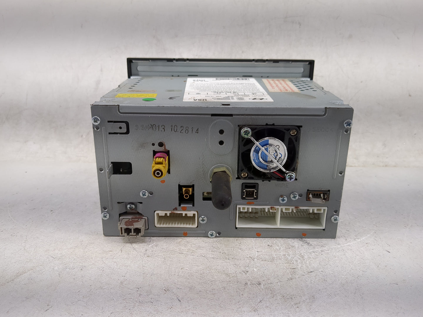 2013-2014 Hyundai Sonata Radio AM FM Cd Player Receiver Replacement P/N:96560-3Q4004X AV246INAN Fits Fits 2013 2014 OEM Used