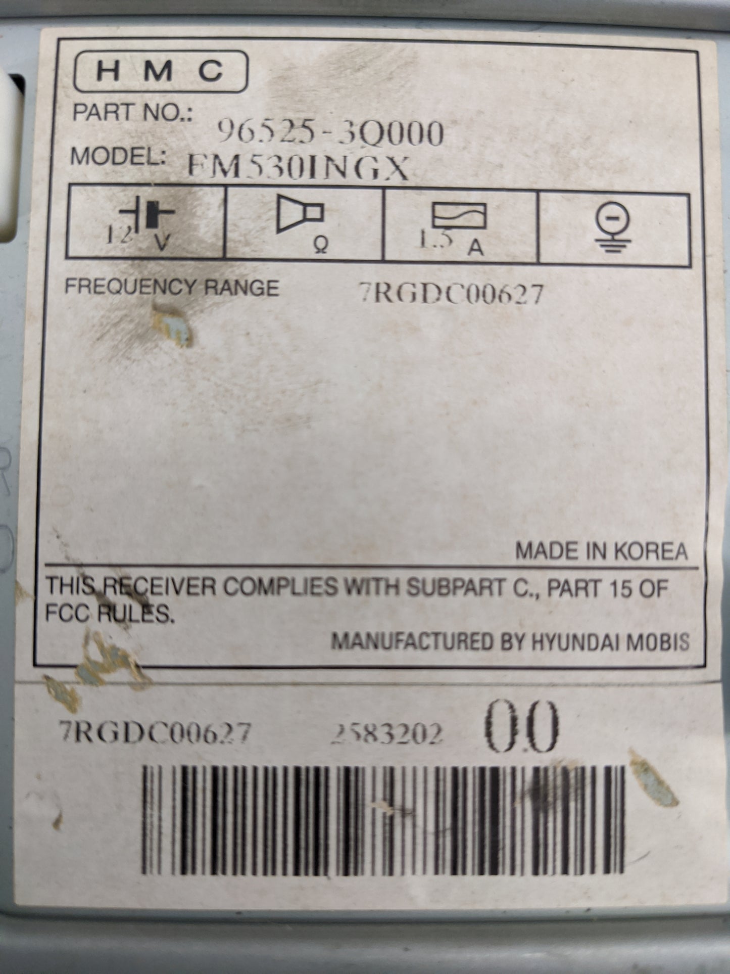 2014-2014 Hyundai Sonata Information Display Screen 1469084 - Oemusedautoparts1.com