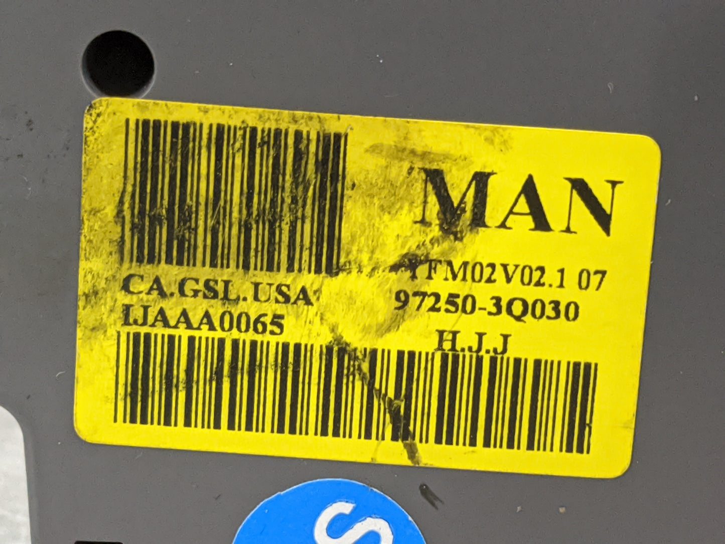 2014 Hyundai Sonata Climate Control Module Temperature AC/Heater Replacement P/N:97250-3Q030 Fits OEM Used Auto Parts - Oemu