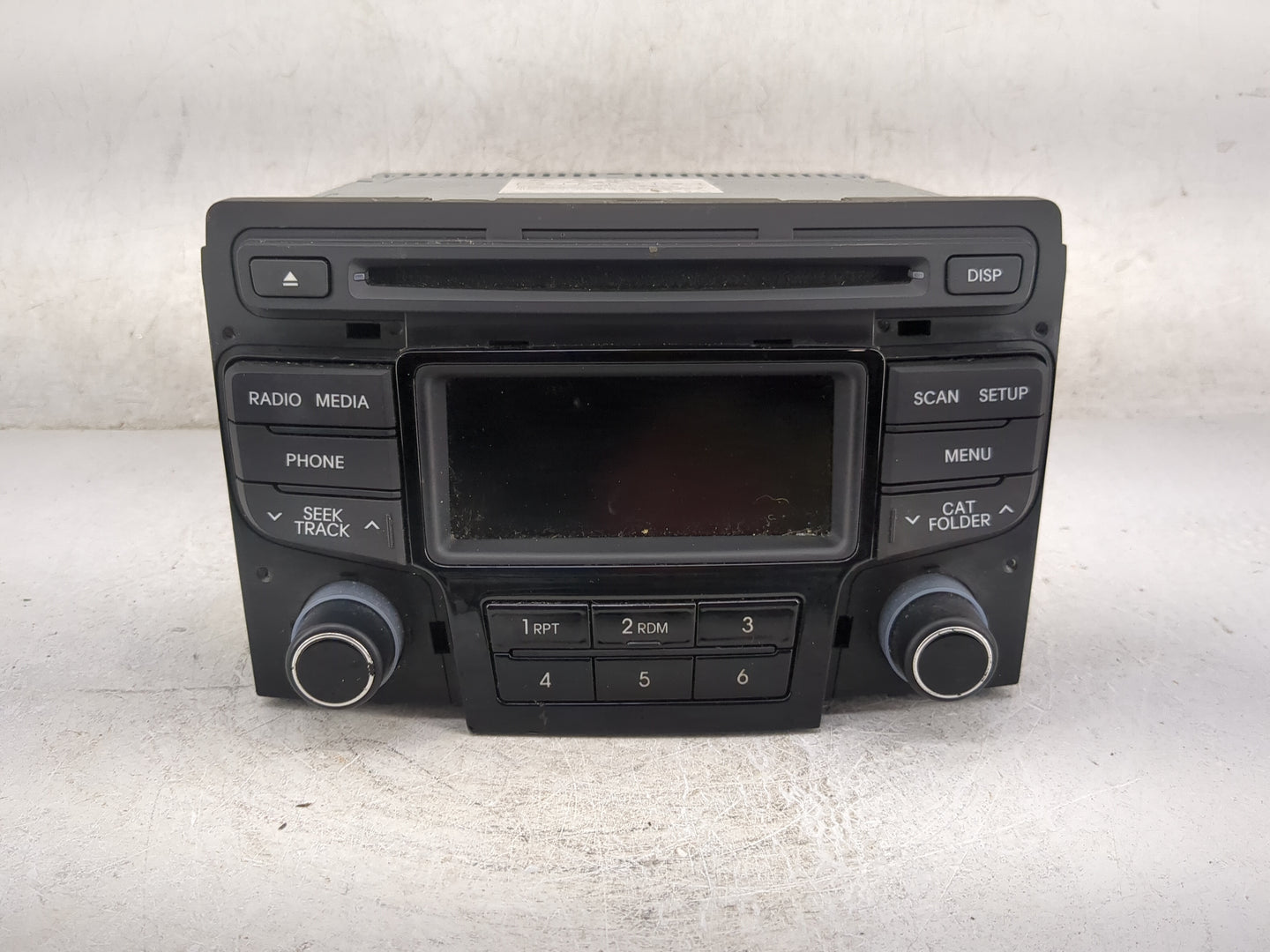2013-2014 Hyundai Sonata Radio AM FM Cd Player Receiver Replacement P/N:961703Q0004X Fits Fits 2013 2014 OEM Used Auto Parts