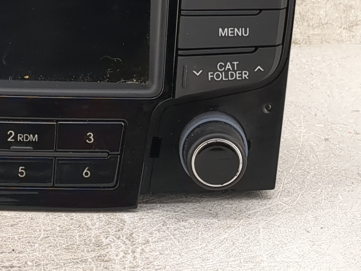 2013-2014 Hyundai Sonata Radio AM FM Cd Player Receiver Replacement P/N:961703Q0004X Fits Fits 2013 2014 OEM Used Auto Parts