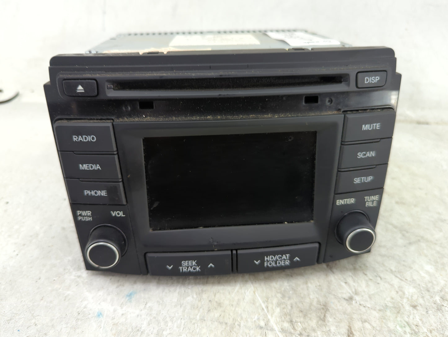 2012-2014 Hyundai Sonata Radio AM FM Cd Player Receiver Replacement P/N:A4HE309908A USMBA4HE309908A Fits Fits 2012 2013 2014