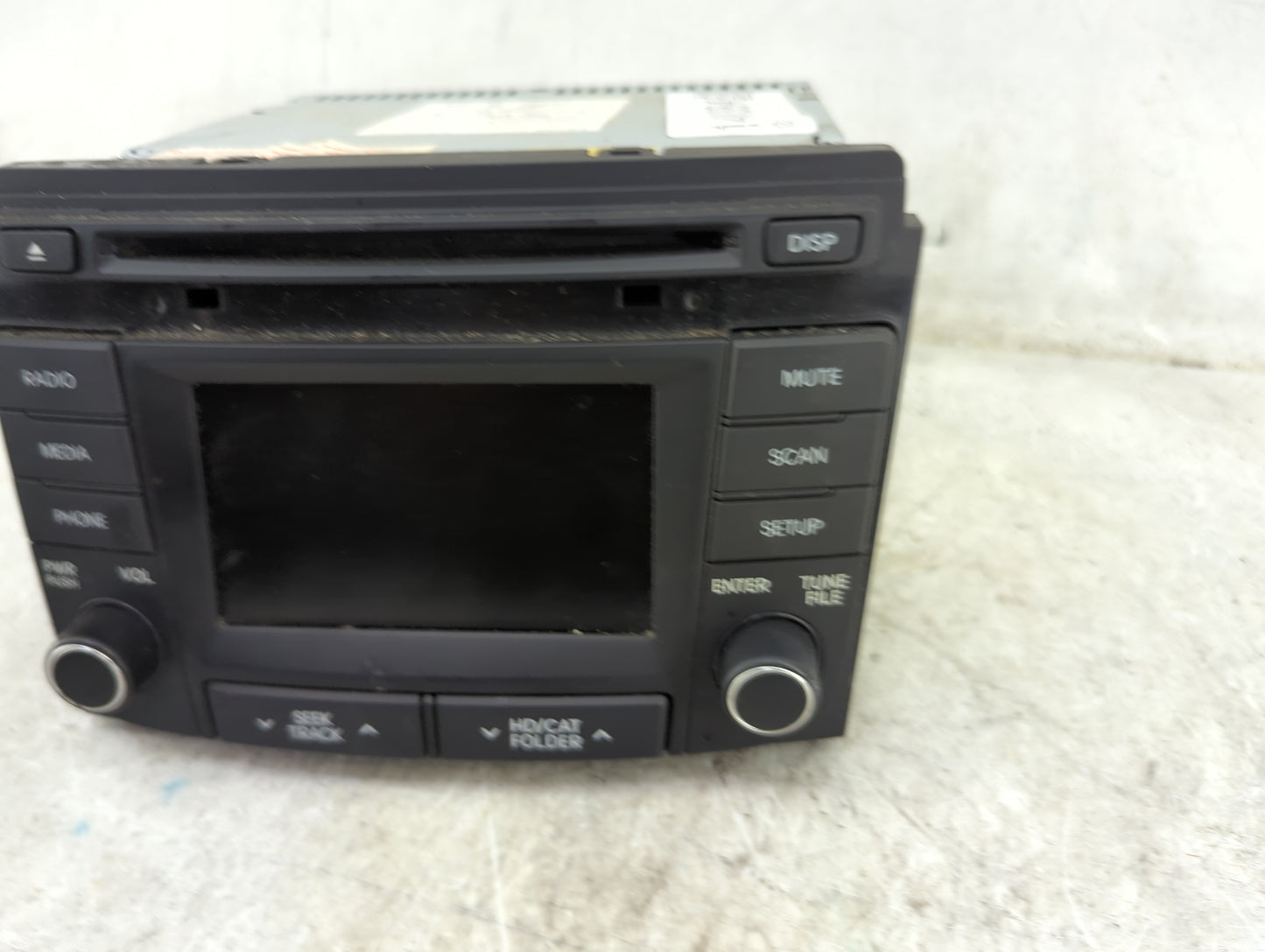 2012-2014 Hyundai Sonata Radio AM FM Cd Player Receiver Replacement P/N:A4HE309908A USMBA4HE309908A Fits Fits 2012 2013 2014