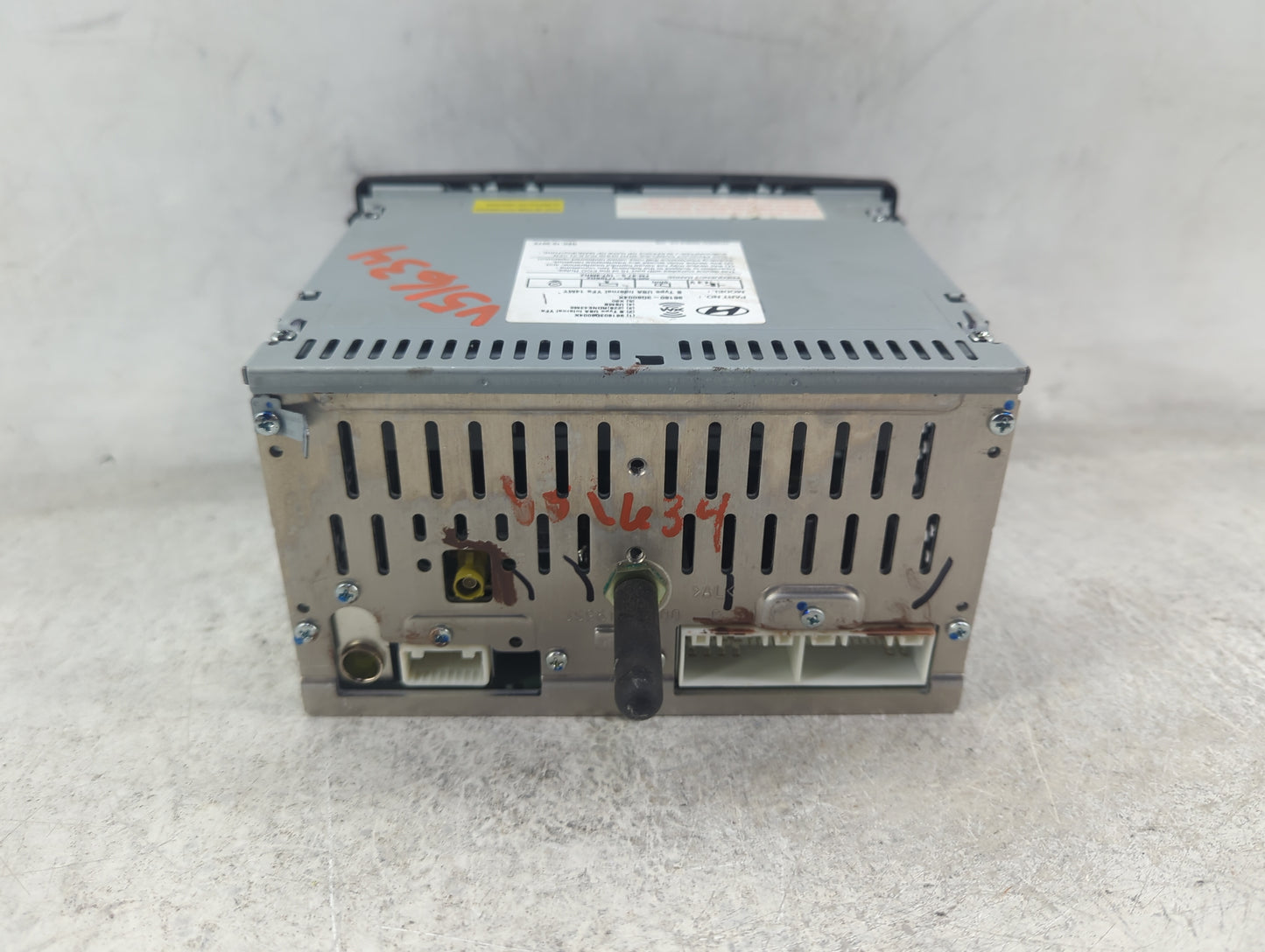2014-2015 Hyundai Sonata Radio AM FM Cd Player Receiver Replacement P/N:96180-3Q8004X 961803Q8004X Fits Fits 2014 2015 OEM U