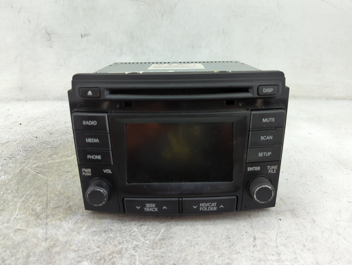 2014-2015 Hyundai Sonata Radio AM FM Cd Player Receiver Replacement P/N:96180-3Q800-4X 961803Q8004X Fits Fits 2014 2015 OEM 