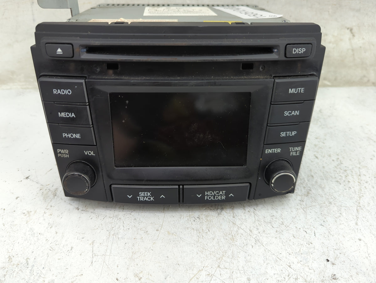 2014 Hyundai Sonata Radio AM FM Cd Player Receiver Replacement P/N:961803Q8504X Fits OEM Used Auto Parts - Oemusedautoparts1