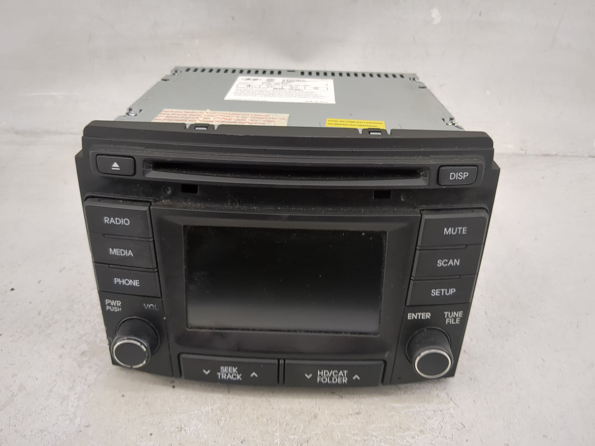2013-2014 Hyundai Sonata Radio AM FM Cd Player Receiver Replacement P/N:961803Q8004X Fits Fits 2013 2014 OEM Used Auto Parts