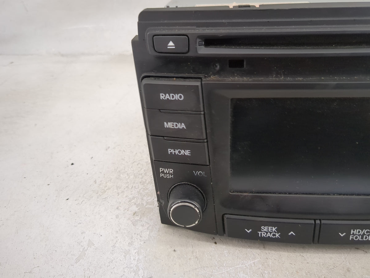 2013-2014 Hyundai Sonata Radio AM FM Cd Player Receiver Replacement P/N:961803Q8004X Fits Fits 2013 2014 OEM Used Auto Parts