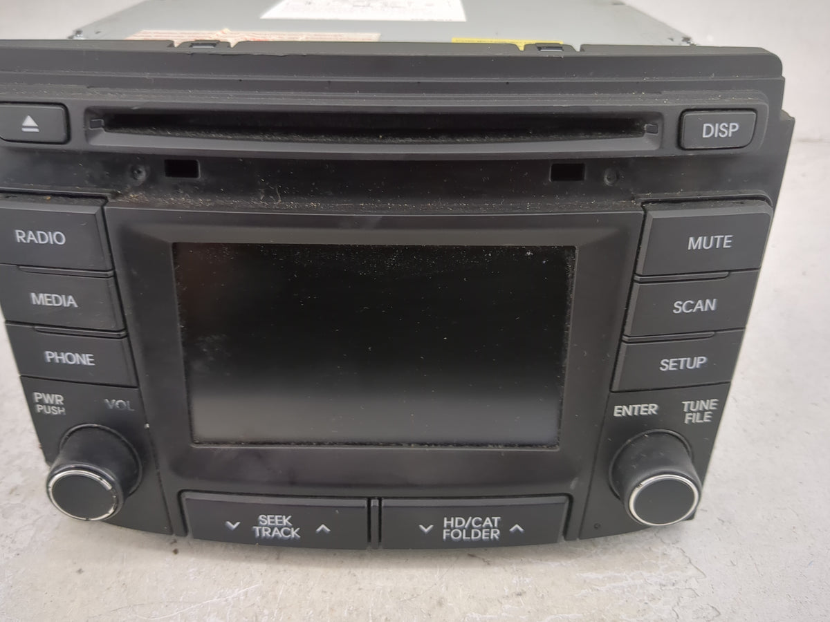 2013-2014 Hyundai Sonata Radio AM FM Cd Player Receiver Replacement P/N:961803Q8004X Fits Fits 2013 2014 OEM Used Auto Parts