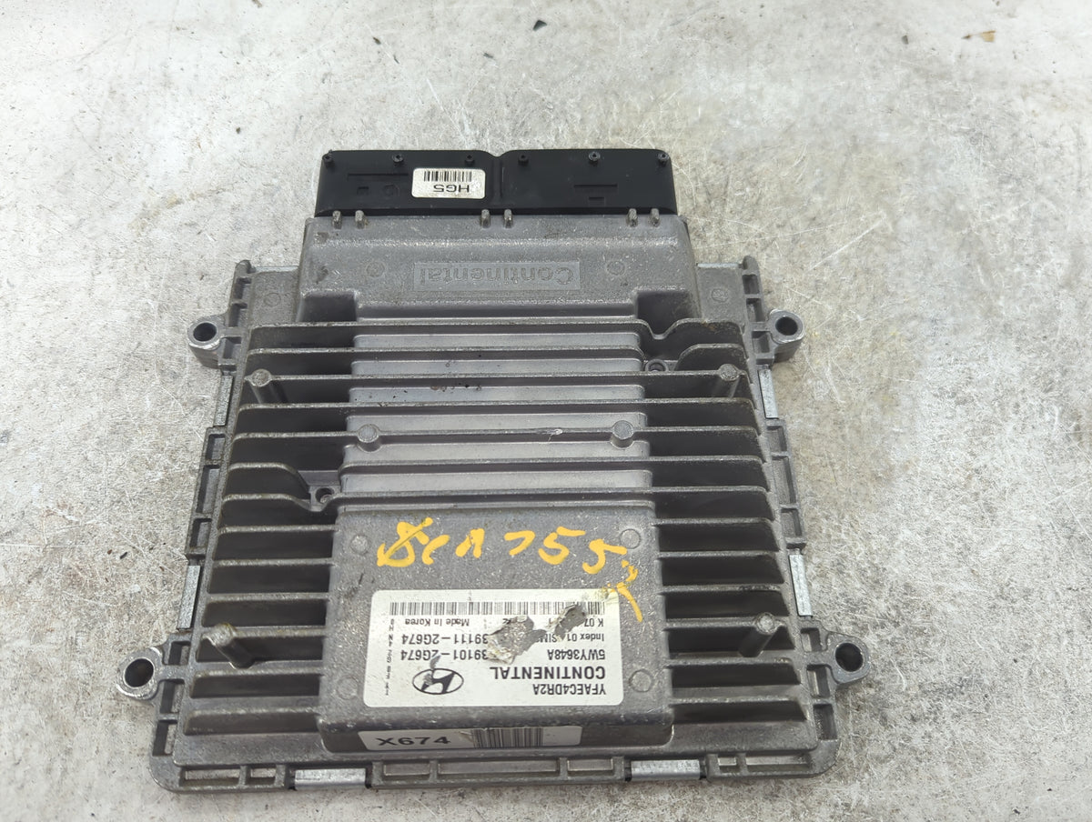 2011-2014 Hyundai Sonata PCM Engine Control Computer ECU ECM PCU OEM P/N:YFAEC4DR2A 5WY3648A, 39101-2G674 Fits 2011 2012 201