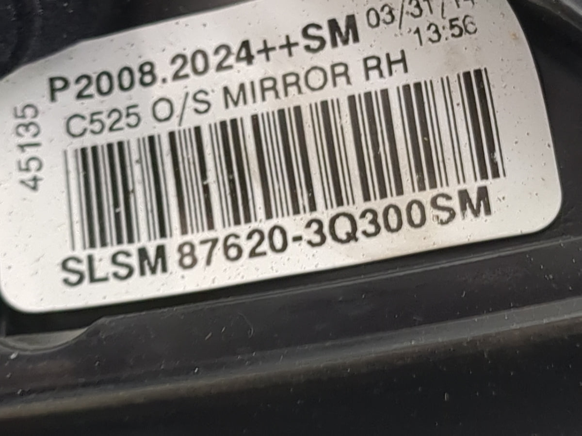 2011-2014 Hyundai Sonata Passenger Side View Mirror - Right Door Mirror OEM Used - Oemusedautoparts1.com