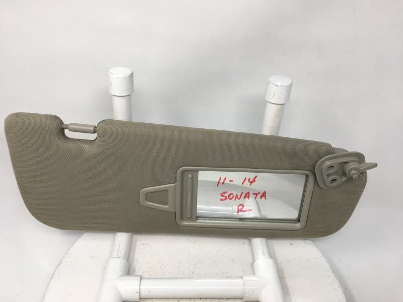 2014 Hyundai Sonata Sun Visor Shade Replacement Passenger Right Mirror Fits OEM Used Auto Parts - Oemusedautoparts1.com