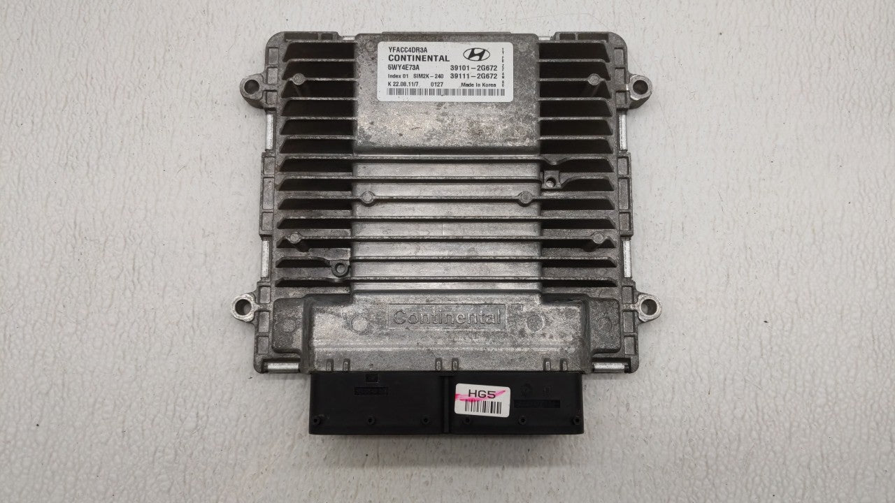 2011-2014 Hyundai Sonata PCM Engine Control Computer ECU ECM PCU OEM P/N:39101-2G672 39111-2G672 Fits Fits 2011 2012 2013 20