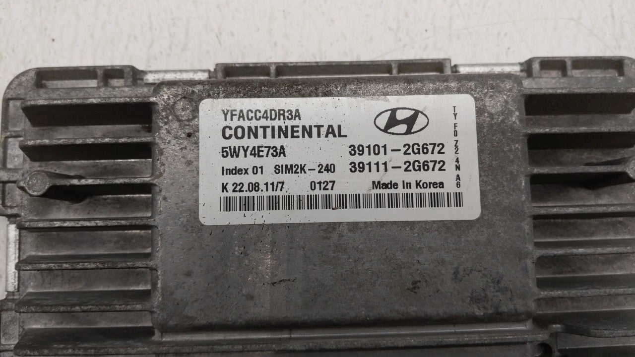 2011-2014 Hyundai Sonata PCM Engine Control Computer ECU ECM PCU OEM P/N:39101-2G672 39111-2G672 Fits Fits 2011 2012 2013 20