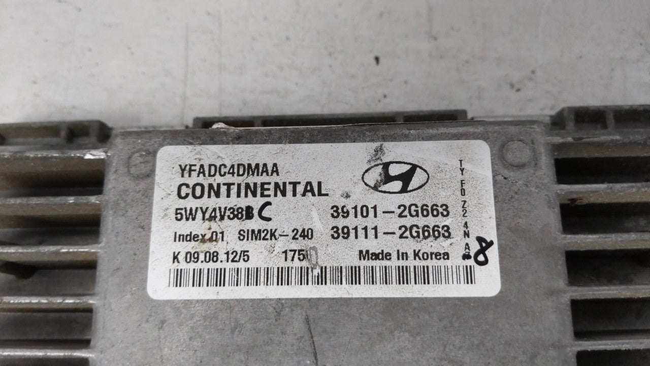 2011-2014 Hyundai Sonata PCM Engine Control Computer ECU ECM PCU OEM P/N:39101-2G672 39111-2G672 Fits Fits 2011 2012 2013 20