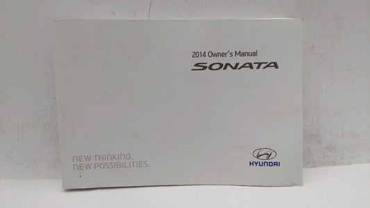 2014 Hyundai Sonata Owners Manual Book Guide OEM Used Auto Parts - Oemusedautoparts1.com