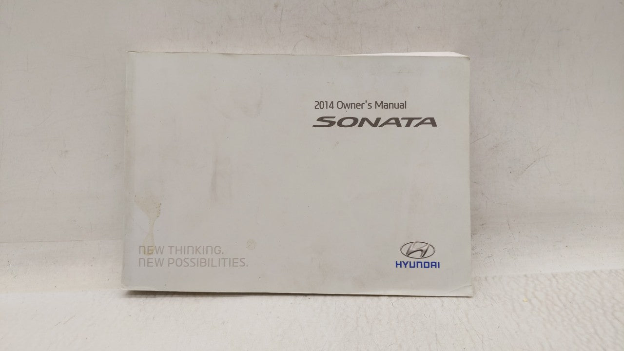 2014 Hyundai Sonata Owners Manual Book Guide OEM Used Auto Parts - Oemusedautoparts1.com