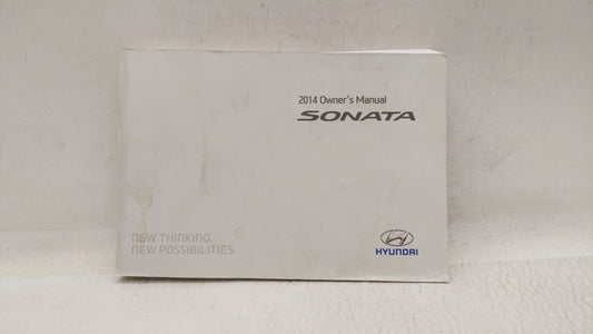 2014 Hyundai Sonata Owners Manual Book Guide OEM Used Auto Parts - Oemusedautoparts1.com