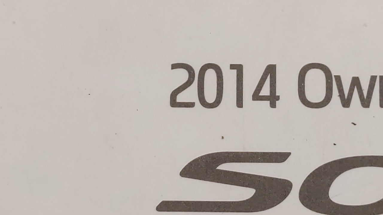 2014 Hyundai Sonata Owners Manual Book Guide OEM Used Auto Parts - Oemusedautoparts1.com