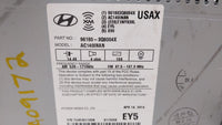 2014-2015 Hyundai Sonata Radio AM FM Cd Player Receiver Replacement P/N:96180-3Q8504X 96180-3Q8004X Fits Fits 2014 2015 OEM 