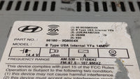 2014-2015 Hyundai Sonata Am Fm Cd Player Radio Receiver - Oemusedautoparts1.com
