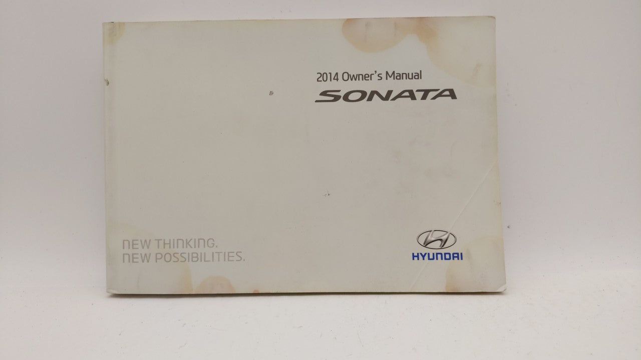 2014 Hyundai Sonata Owners Manual Book Guide OEM Used Auto Parts - Oemusedautoparts1.com