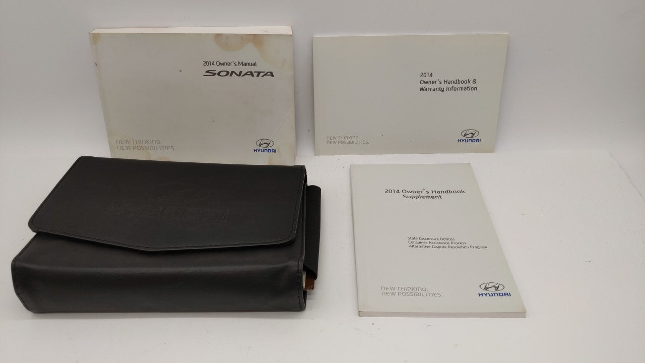 2014 Hyundai Sonata Owners Manual Book Guide OEM Used Auto Parts - Oemusedautoparts1.com