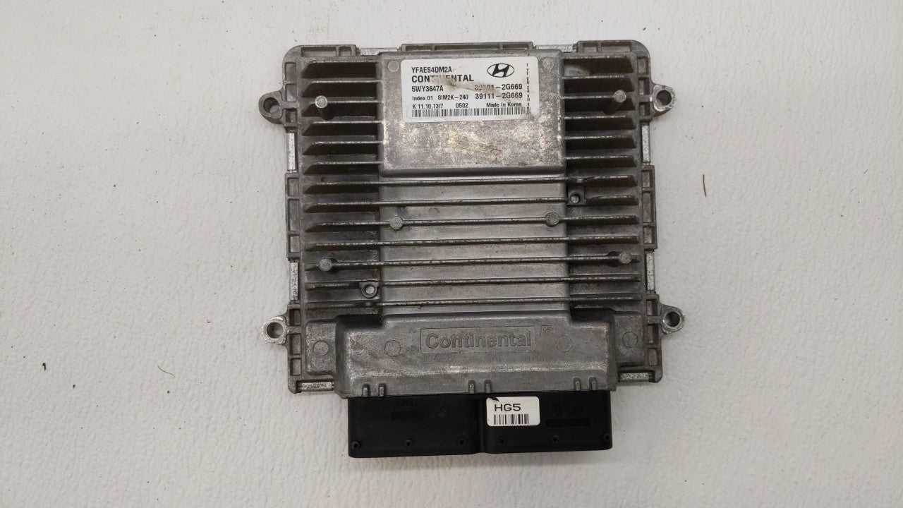 2011-2014 Hyundai Sonata PCM Engine Control Computer ECU ECM PCU OEM P/N:39111-2G669 39101-2G667 Fits Fits 2011 2012 2013 20