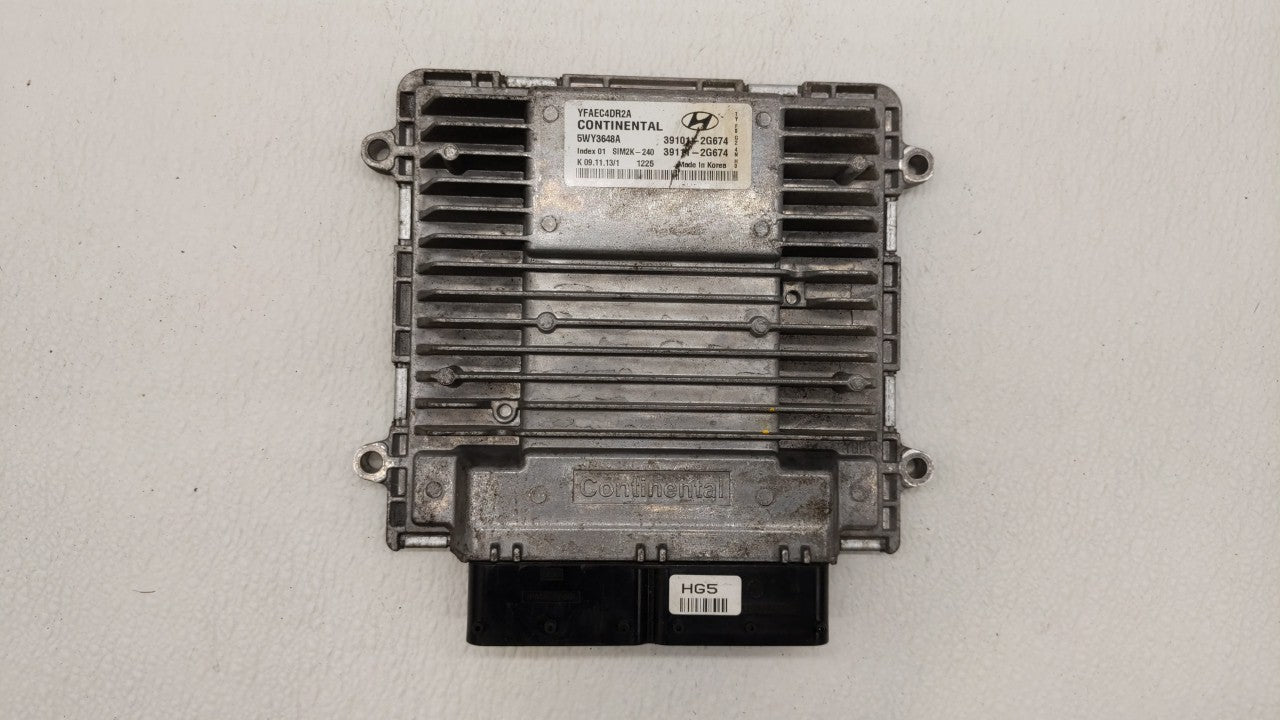 2011-2014 Hyundai Sonata PCM Engine Control Computer ECU ECM PCU OEM P/N:39111-2G674 39101-2G672 Fits Fits 2011 2012 2013 20