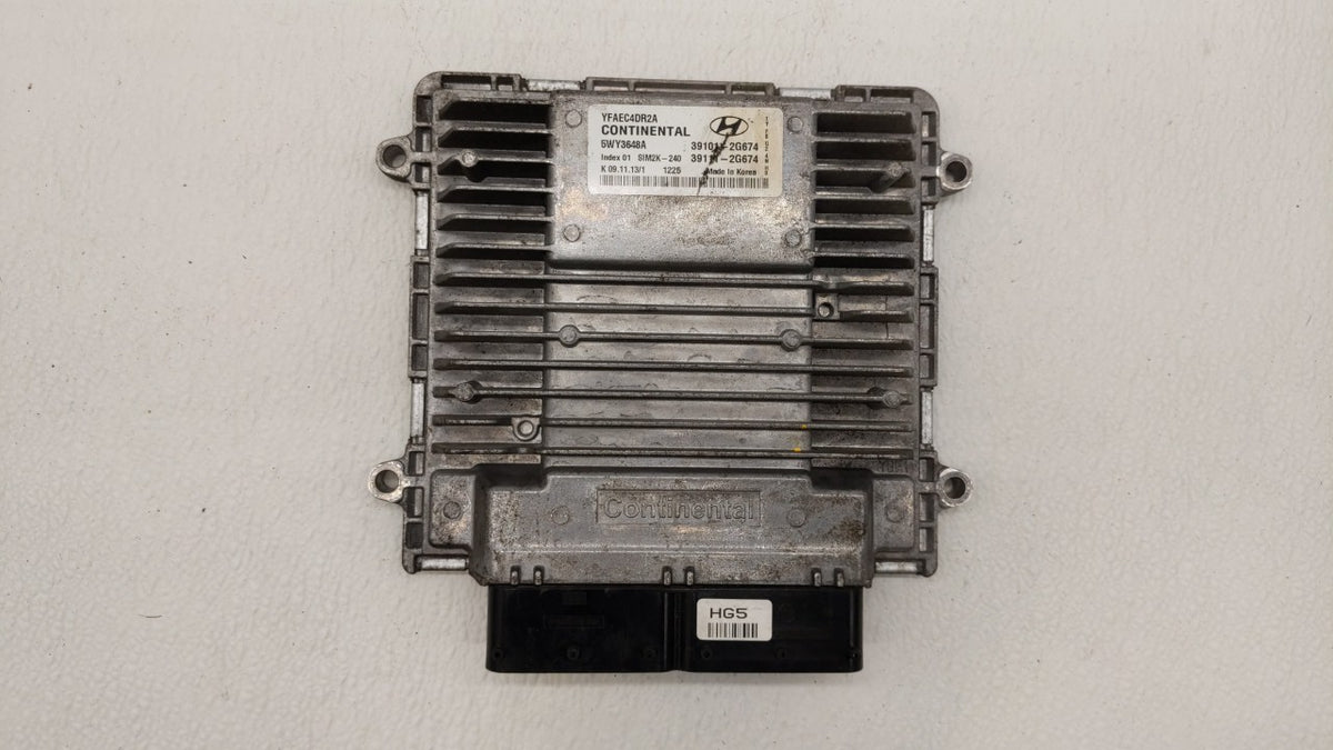 2011-2014 Hyundai Sonata PCM Engine Control Computer ECU ECM PCU OEM P/N:39111-2G674 39101-2G672 Fits 2011 2012 2013 2014 OE