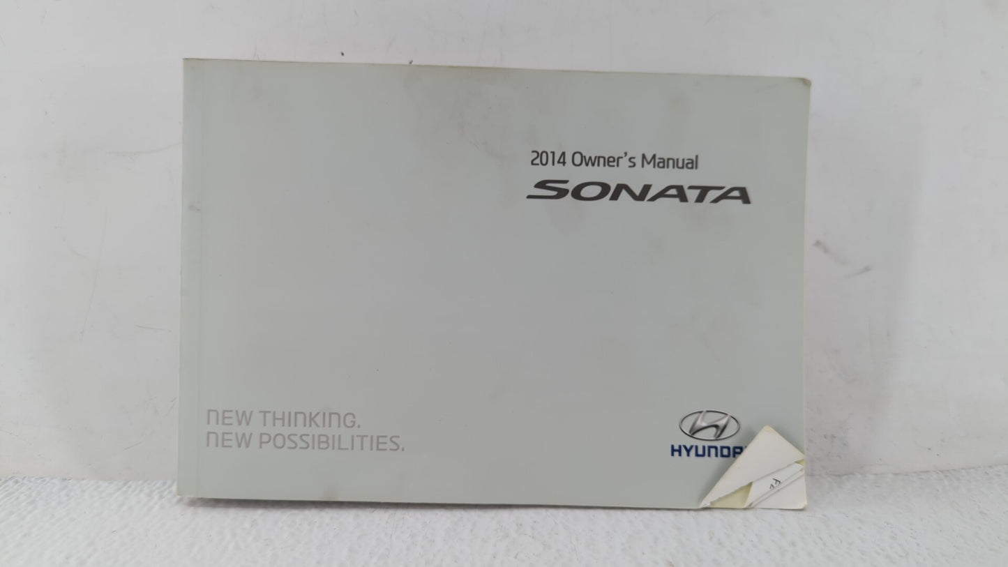 2014 Hyundai Sonata Owners Manual Book Guide OEM Used Auto Parts - Oemusedautoparts1.com