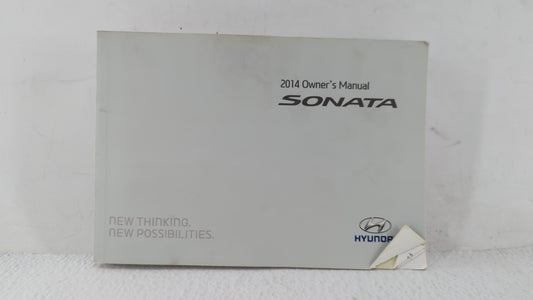 2014 Hyundai Sonata Owners Manual Book Guide OEM Used Auto Parts - Oemusedautoparts1.com