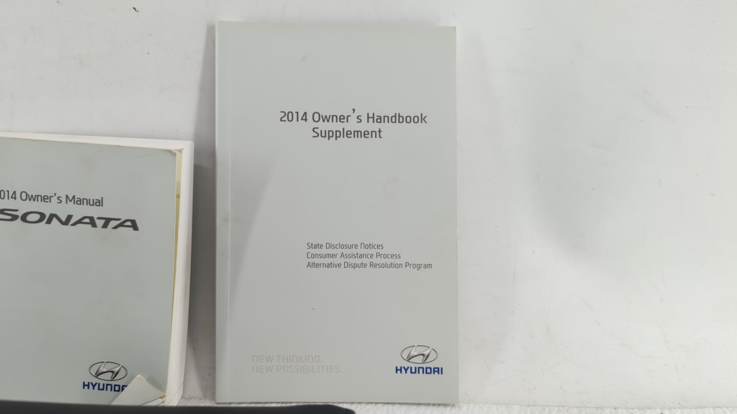 2014 Hyundai Sonata Owners Manual Book Guide OEM Used Auto Parts - Oemusedautoparts1.com