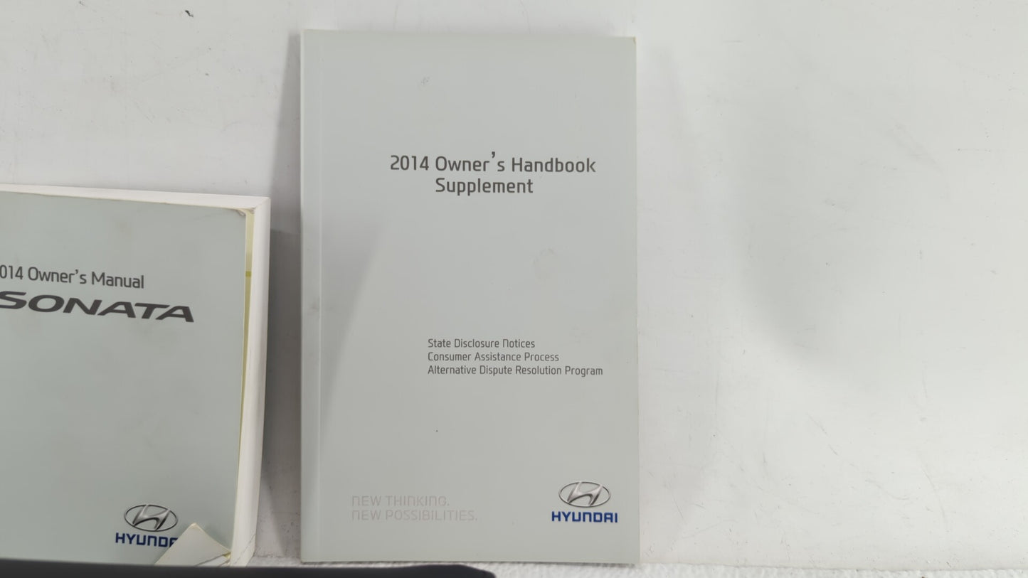 2014 Hyundai Sonata Owners Manual Book Guide OEM Used Auto Parts - Oemusedautoparts1.com