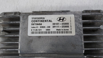 2011-2014 Hyundai Sonata PCM Engine Control Computer ECU ECM PCU OEM P/N:39101-2G692 39111-2G690 Fits Fits 2011 2012 2013 2014 OEM Used Auto Parts