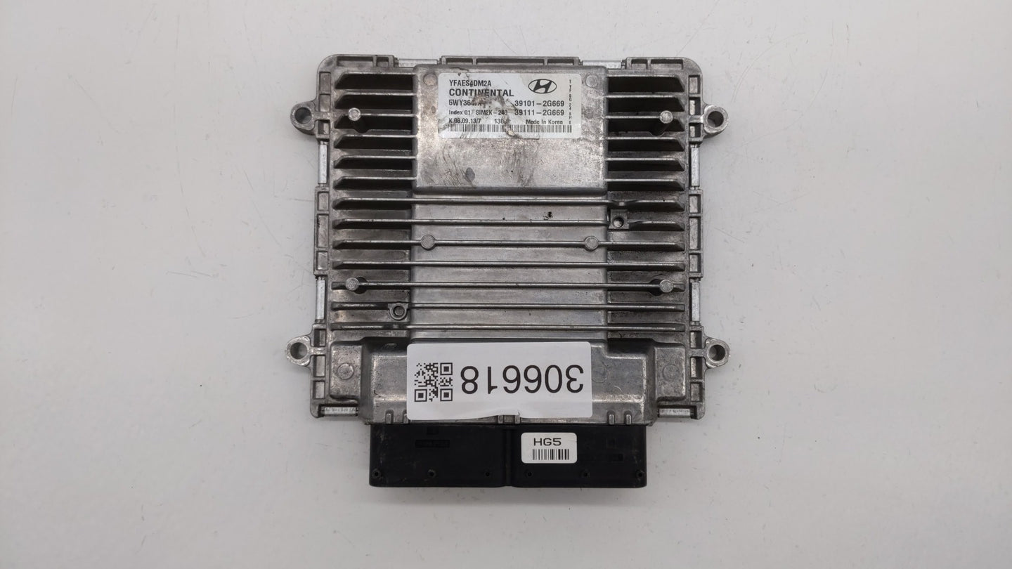 2011-2014 Hyundai Sonata PCM Engine Control Computer ECU ECM PCU OEM P/N:39111-2G669 39101-2G667 Fits Fits 2011 2012 2013 20