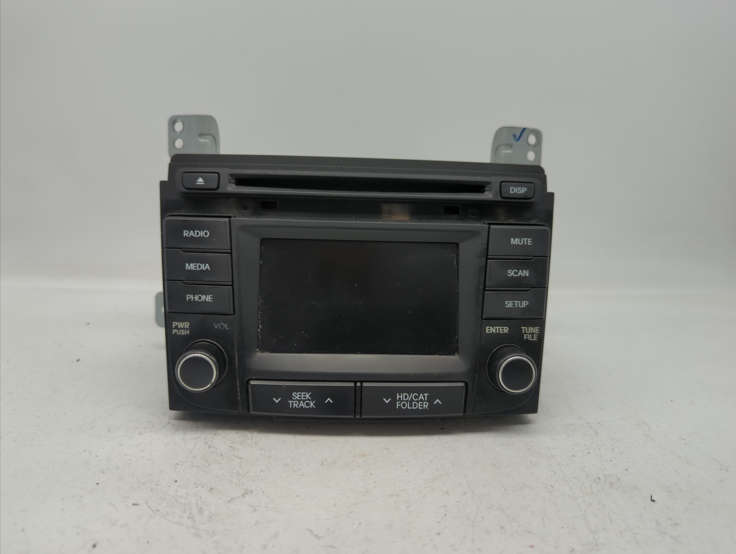 2014-2015 Hyundai Sonata Radio AM FM Cd Player Receiver Replacement Fits Fits 2014 2015 OEM Used Auto Parts - Oemusedautopar