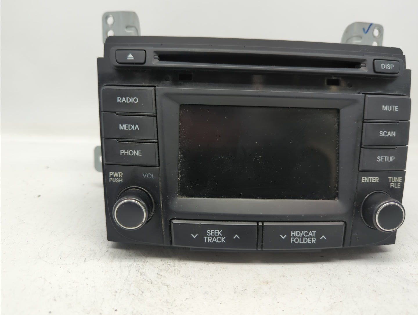 2014-2015 Hyundai Sonata Radio AM FM Cd Player Receiver Replacement Fits Fits 2014 2015 OEM Used Auto Parts - Oemusedautopar