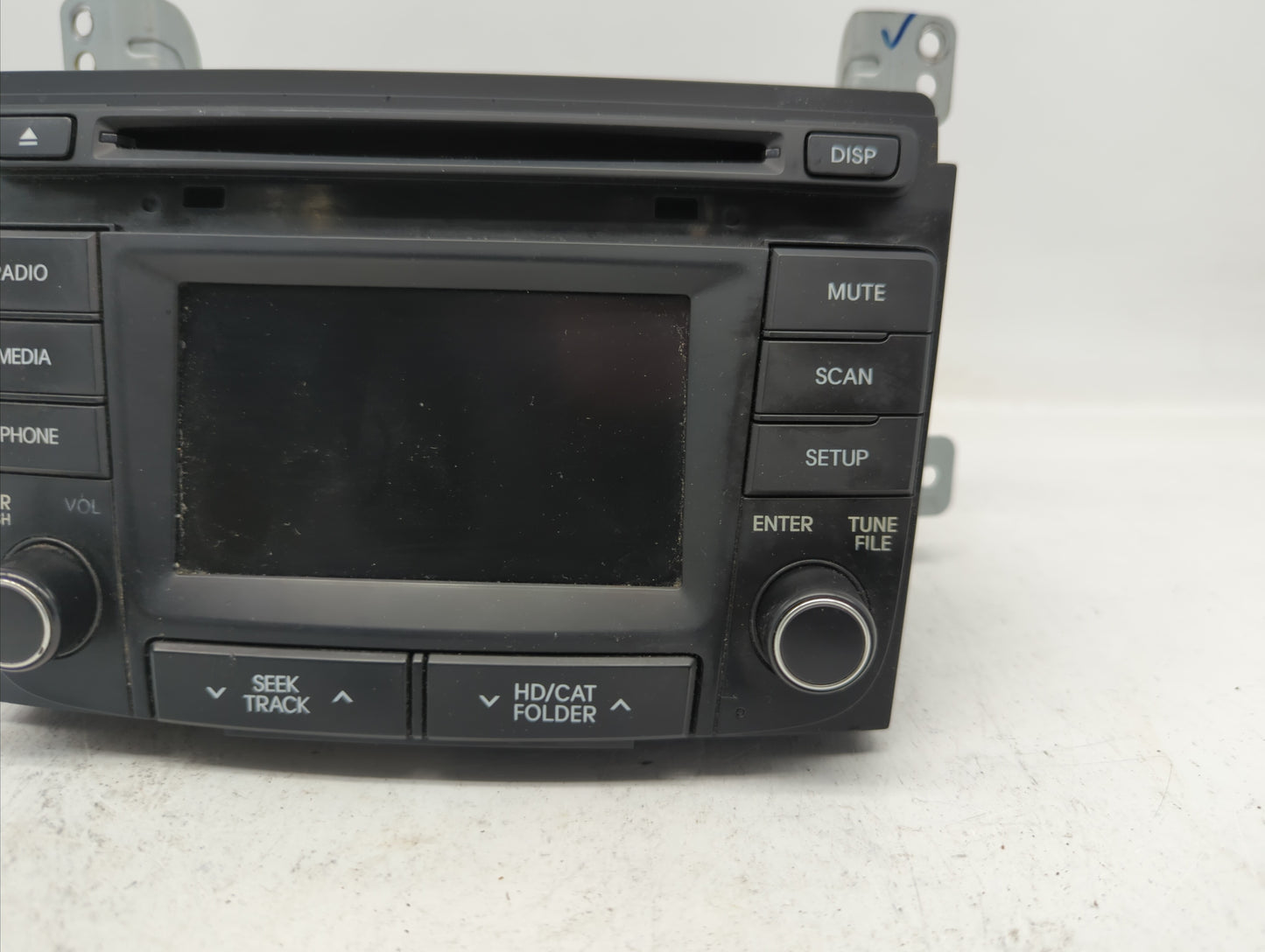 2014-2015 Hyundai Sonata Radio AM FM Cd Player Receiver Replacement Fits Fits 2014 2015 OEM Used Auto Parts - Oemusedautopar