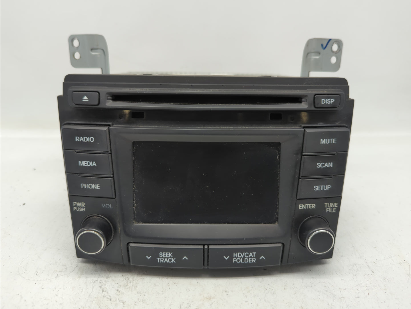 2014-2015 Hyundai Sonata Radio AM FM Cd Player Receiver Replacement Fits Fits 2014 2015 OEM Used Auto Parts - Oemusedautopar