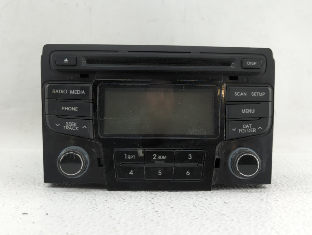 2012-2015 Hyundai Sonata Am Fm Cd Player Radio Receiver 337651 - Oemusedautoparts1.com