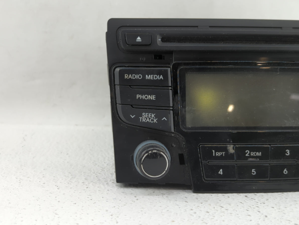 2012-2015 Hyundai Sonata Am Fm Cd Player Radio Receiver 337651 - Oemusedautoparts1.com
