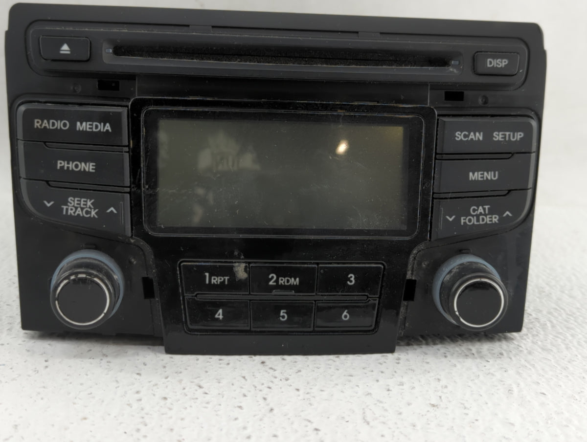 2012-2015 Hyundai Sonata Am Fm Cd Player Radio Receiver 337651 - Oemusedautoparts1.com
