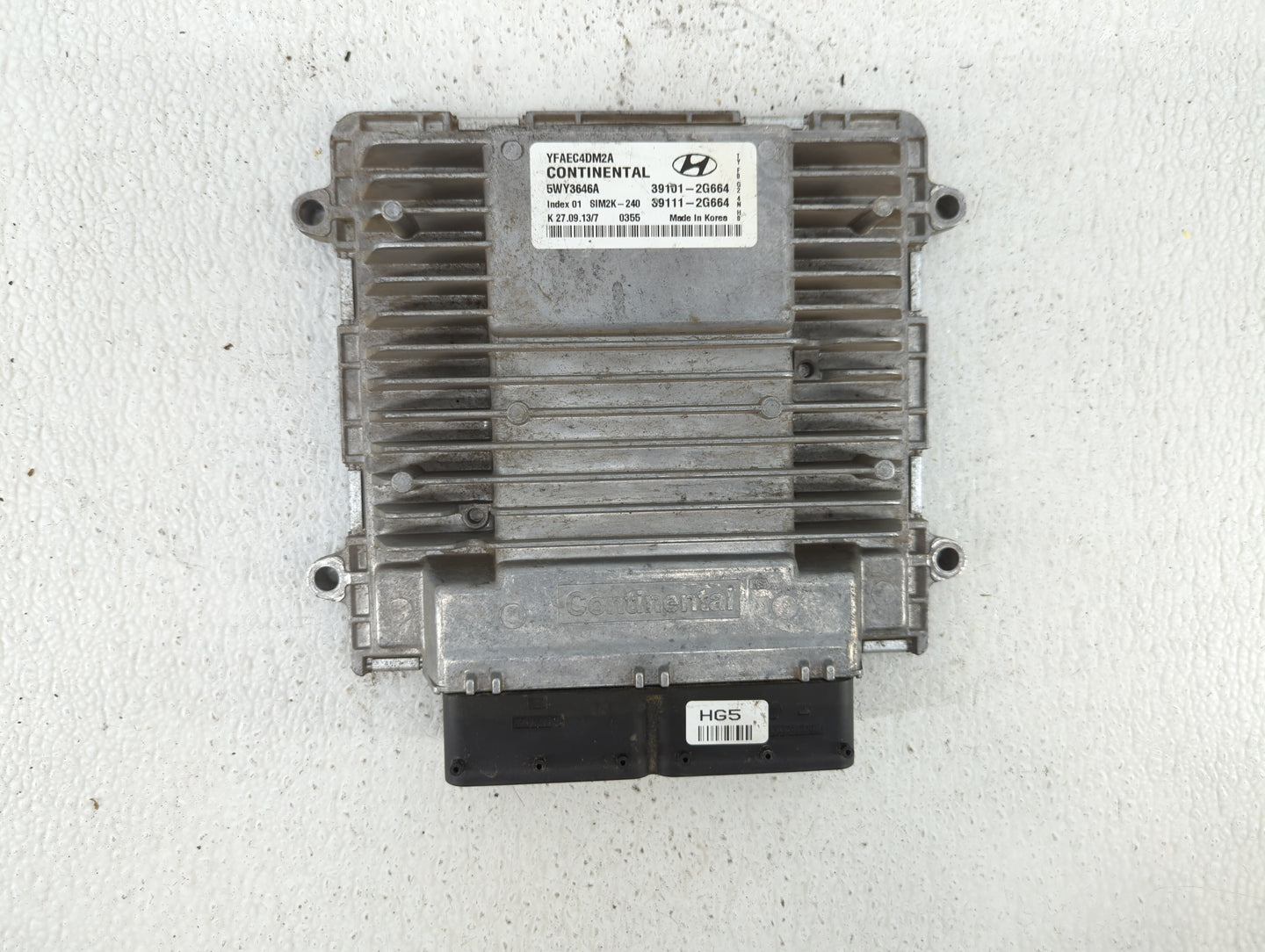 2011-2014 Hyundai Sonata PCM Engine Control Computer ECU ECM PCU OEM P/N:39111-2G672 39101-2G672 Fits Fits 2011 2012 2013 20