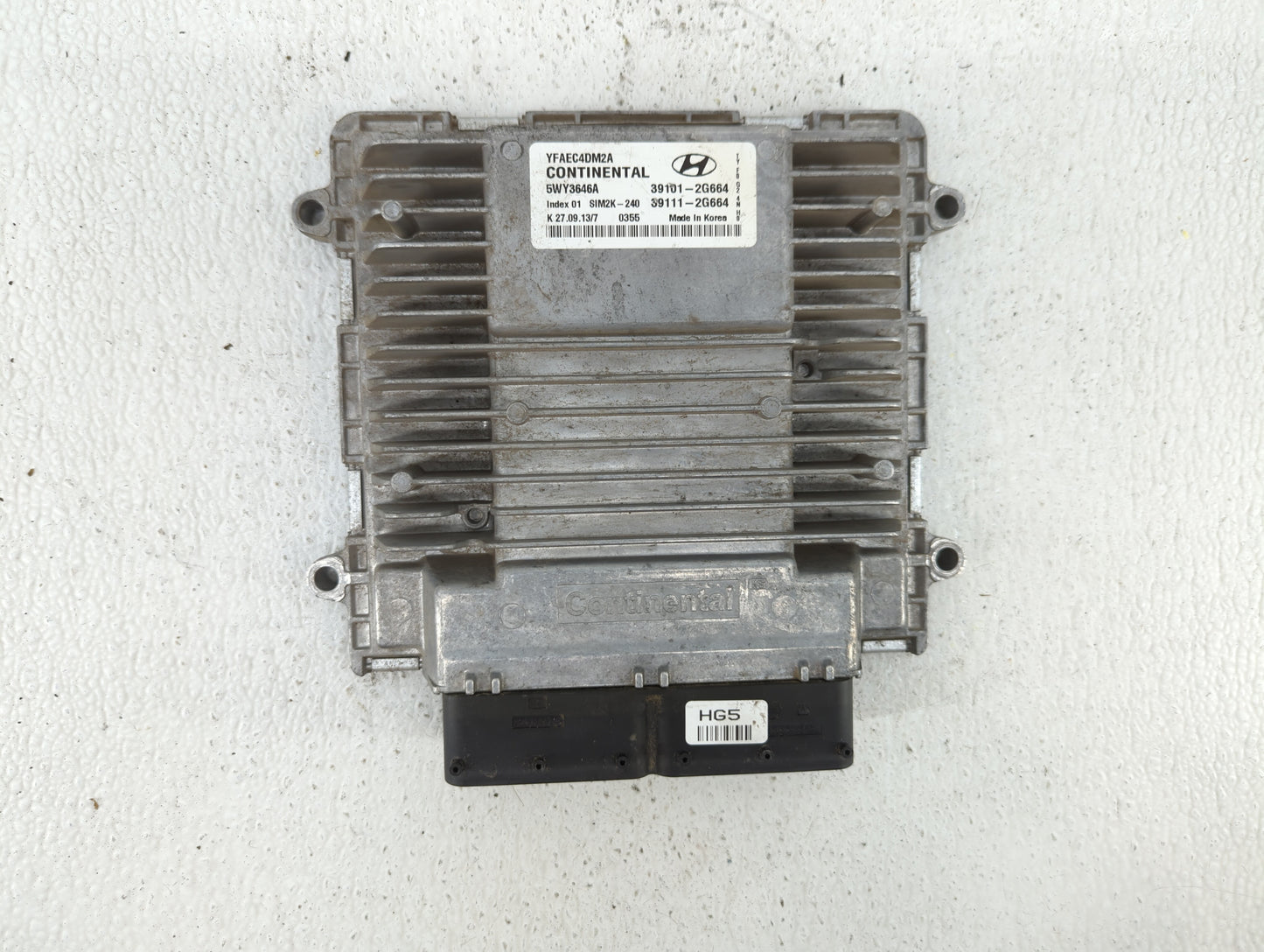 2011-2014 Hyundai Sonata PCM Engine Control Computer ECU ECM PCU OEM P/N:39111-2G672 39101-2G672 Fits Fits 2011 2012 2013 20