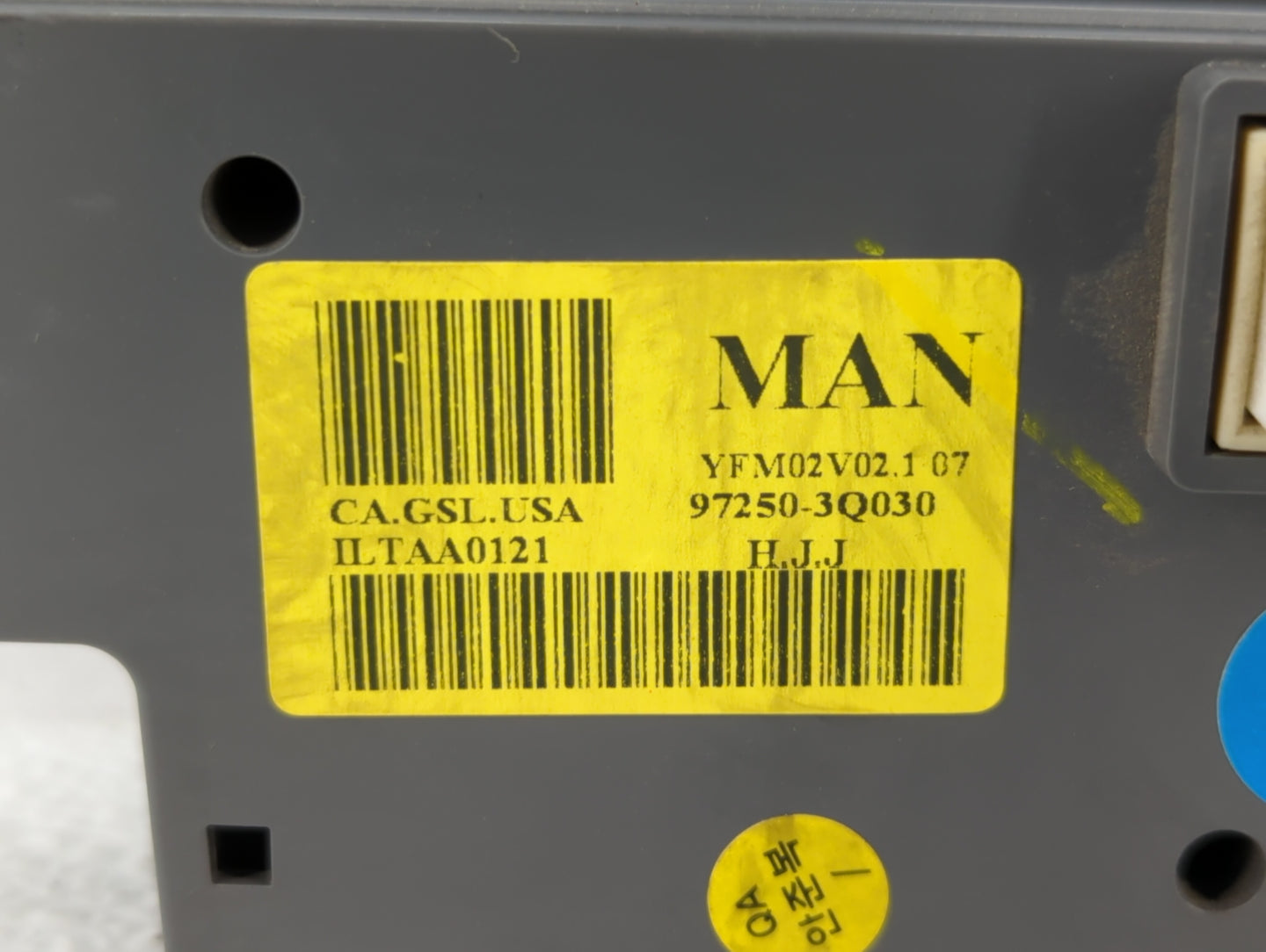 2014 Hyundai Sonata Climate Control Module Temperature AC/Heater Replacement P/N:97250-3Q030 94510-3Q010 Fits OEM Used Auto 