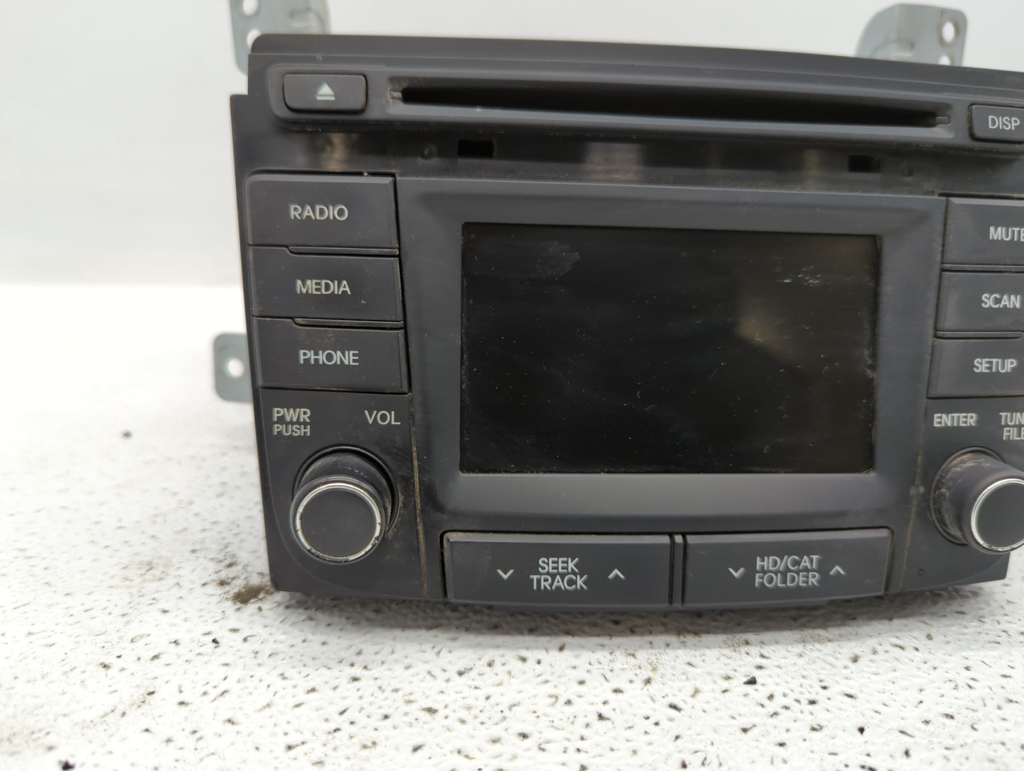 2014-2015 Hyundai Sonata Radio AM FM Cd Player Receiver Replacement P/N:96180-3Q8004X 96180-3Q800 Fits Fits 2014 2015 OEM Us