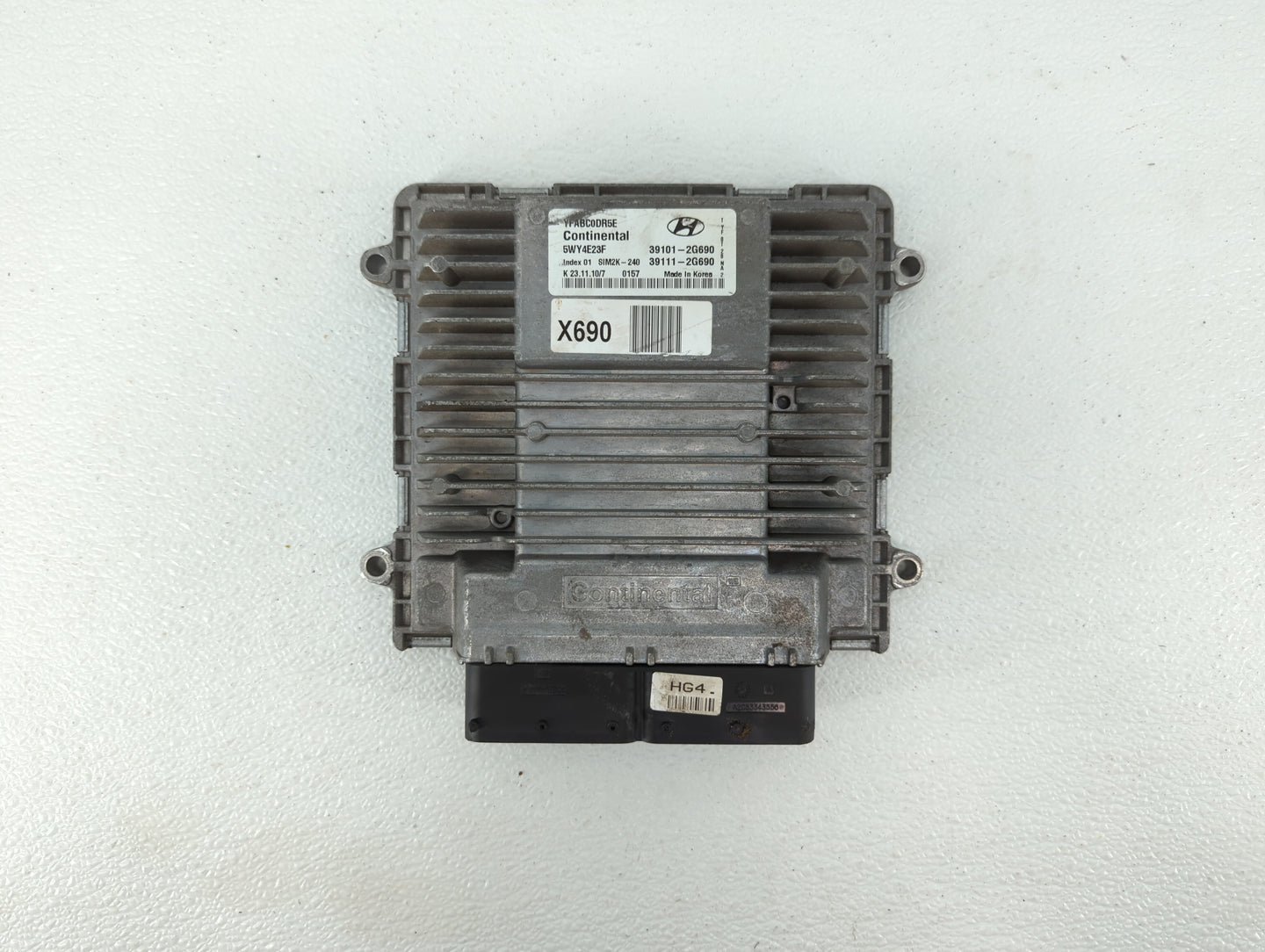 2011-2014 Hyundai Sonata PCM Engine Control Computer ECU ECM PCU OEM P/N:39101-2G692 39111-2G690 Fits Fits 2011 2012 2013 20